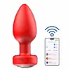 Plug Vibratório Yuyue Amor Profundo - Versão APP Plug Anal Massageador Brinquedo Sexual Adulto Controle Remoto Plug Anal Feminino Transfronteiriço