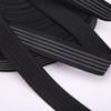 Punto de fábrica negro látex banda elástica antideslizante moda casual auto-correa baja elasticidad fabricantes de banda elástica al por mayor