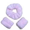 Scrunchie de Toalha para Secar Cabelo Extra Grande, Elástico de Cabelo de Pelúcia Fortemente Absorvente, Suave nos Cabelos, Dupla Utilização para Lavar o Rosto e Secar o Cabelo