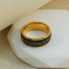 Anel de Aço Tungstênio Moda Europeia e Americana Personalizado Exportação Anel de 8mm Alta Qualidade para Homens e Mulheres Venda Direta da Fábrica de Origem