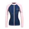 Ropa de Lycra Transpirable de Corte Delgado con Protección Solar para Mujer Ropa Deportiva Súper Elástica para Surf Ropa de Buceo y Surf Ajustada Anti-Desgaste para Mujer
