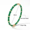 Pulsera de Acero de Titanio con Cierre para Mujer, Pulsera de Acero Inoxidable con Acabado de Alta Gama, No se Desvanece, Color Dorado con Diamantes, Venta al por Mayor Transfronteriza Europea y Americana