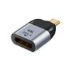 Adaptador Tipo-C Macho para HDTV para Projeção em Tela de Alta Definição, Adaptador Conversor DP Fêmea para Tipo-C Macho