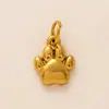 Colgante de Dibujos Animados de Animales 18K Básico para Bricolaje Acero Inoxidable Electroplateado al Vacío Color Dorado Cadena Ajustable de Conservación Color Europeo y Americano Accesorios