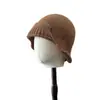 Chapéu de Proteção para Orelhas Retrô Coreano, Chapéu de Lã Moderno para Mulheres, Chapéu de Pescador Tricotado Estilo Coreano, Touca Simples, Chapéu de Puxar, Lei Versátil