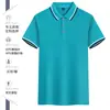 Camisa polo com lapela personalizada roupas de trabalho manga curta impressão logo publicidade camisa cultural grupo empresarial personalizado bordado