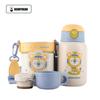 Série de arroz glutinoso de urso Copo de vácuo infantil aço inoxidável revestimento interno sem costura copo de água chaleira de bebê copo de uso duplo