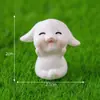 Terrario de musgo, figuras creativas de rábano y conejito, decoraciones de paisajismo DIY para jardinería, accesorios, pequeños adornos de escritorio