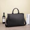 Bolsa para Portátil Nueva para Hombre Transfronteriza Cuero Crazy Horse Moda para Viajes de Negocios y Commuting Horizontal Hombro Cruzado Maletín