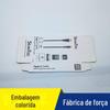 Caixa de embalagem para cabo de dados de celular, personalização para Huawei, Apple e Samsung, conjunto de caixa colorida, personalização em lote pequeno, caixa de papelão branca