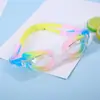 Gafas de buceo HD impermeables antivaho para niños, gafas con revestimiento electrochapado de silicona, gafas planas