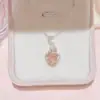 Collar de Castillo de Amor de Luna Soñadora, Cadena para Clavícula de Lujo Ligero Nicho de Gama Alta, Collar Dulce y Versátil para Niñas