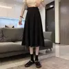 Falda de Verano para Mujer 2027 Nuevo Estilo Moda Línea A Acampanada Falda Paraguas de Longitud Media Cubre Caderas Adelgazante Cintura Alta Falda Plisada