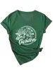 Encuéntrame en el jardín Amazon eBay sitio independiente camiseta casual y elegante de mujer con cuello en V y manga corta