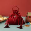Saco de doces de casamento saco de doces chinês de casamento saco de doces de casamento de veludo caixa de presente presente de mão de noivado saco de doces de casamento