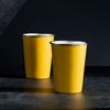 Xiaomi con taza de bebida recta de acero inoxidable 304 taza de acero inoxidable engrosada taza de taza de coche de color amarillo rayo