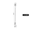 Cuchara de Bar de Acero Inoxidable 304 de Mango Largo Cuchara de Bar de Doble Cabeza Cuchara Espiral Creativa para Remover Cuchara de Bartending para Ktv Palo Agitador