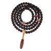 Pulsera de Cuentas Bodhi de Nueve Ojos para Hombre Corazón de Azúcar Material Viejo Bodhi Rosario de Doble Círculo Placa para Rosario Jugar Cuentas de Buda Jugar Pulsera