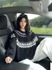 Suéter de punto Fair Isle Negro Cleanfit para Hombres y Mujeres, Estilo Old Money Otoño e Invierno, Suéter Forrado de Felpa, Punto Grueso para Parejas