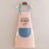Delantal de Cocina Coreano para el Hogar, sin Mangas, con Cintura para Limpiar Manos, Conveniente, con Bolsillo Grande, Peto para Mujer