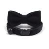 2022 Pet Cat Collar Metal Fivela Gravação INS Estilo Preto Veludo Cat Collar com Sino Cat Collar