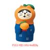 Zakka Abarrotes Gato Japonés Naranja Ins Creativo Moderno Miniatura Regalo Resina DIY Manualidades para el Hogar Adornos
