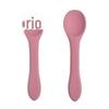 Colher de borracha macia para bebê, alimentação complementar para bebês, água, silicone, pequena colher macia, utensílios para alimentação infantil, garfo de treinamento, colher de silicone