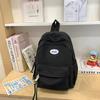 Mochila Estudantil Versátil Japonesa Grande Capacidade Estilo Coreano Estilo Faculdade Cor Sólida Mochila Viagem ao Ar Livre Casual