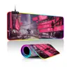 Regalo Creativo para Novio Alfombrilla de Ratón E-Sports Luminosa Colorida RGB con Luz Fresca Alfombrilla de Mesa para Juegos E-Sports