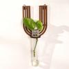 Estante de Almacenamiento de Plantas Verdes Hueco con Forma de Letra Transfronterizo Decoración de Pared Simple para el Hogar Colgante de Artesanía de Madera