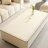 Toalha de Mesa de Centro, Impermeável, À Prova de Óleo, Sem Lavagem, Anti-Escaldante, Tapete Protetor de Mesa, Tapete de Mesa de Couro, Luxo Leve, Tapete de Mesa de Jantar de Alta Qualidade