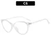 Óculos de Gatinho Transfronteiriços em Y para Mulheres, Lentes para Dormir, Anti-Luz Azul, Anti-Ultravioleta, Proteção contra Radiação Laser, Armações de Óculos em Estoque