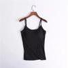 Camisola de talla grande con borde cruzado, antideslumbrante, base modal integrada, cinturón con almohadilla para el pecho, ropa interior sexy y transpirable para niña