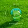 Viajando Juntos con Muñecos de Animales Pequeños Rana, Accesorios de Decoración DIY para Jardinería de Paisaje Micro, Mini Adornos Pequeños