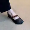 Populares Zapatos Mary Jane Franceses Otoño 2026 para Mujer, Zapatos Bajos Versátiles, Zapatos de Tacón Grueso Retro de una Sola Pieza para Mujer