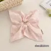 Anel de Cabelo Grande de Organza com Pérolas Intestino Grosso Corda de Cabelo Simples 2025 Novo Acessório de Cabelo de Alta Qualidade Anel de Cabelo Feminino