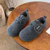 Nuevos Zapatos Birkenstock Casuales Retro con Forro de Felpa Cálido para Mujer, Otoño e Invierno 2026, Zapatos Planos Versátiles sin Cordones de Punta Redonda