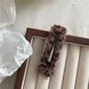 Clip BB de felpa vintage con estampado de leopardo para otoño e invierno, clip para flequillo de pelo rebelde, clip para el pelo rectangular de gotas de agua, nubes, estrella de cinco puntas, corazón