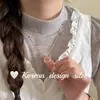 Cadena para Clavícula de Moda Coreana Nueva 2026 Plata de Ley S925 Esmalte de Color Dopamina Cara Sonriente Hueca Collar