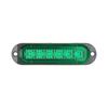 Luz Lateral de Camión Rayada de 6 Luces 6LED Adecuada para Yate Cromada Luz de Navegación Marina Luz de Señalización Mk-016