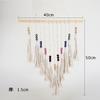 Corda de Algodão Trançada Artesanal Nórdica Armazenamento Livro Boneca Quarto de Criança Enfeites Pendurados Armazenamento de Enfeites Decoração Pendurada para Casa de Hóspedes