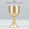 Copa de Latón Taza de Cobre Banquete Pequeña para el Hogar Taza de Agua Set de Vino Copa de Vino Estilo Beijing de Cobre