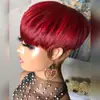 Nuevas Pelucas Europeas y Americanas 2025 para Mujeres con Cabello Corto y Liso, Cabello Corto para Mujeres, Cabello Corto Afro Natural Esponjoso, Listo de Fábrica para Entrega