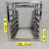 Atacado bandeja de assar de aço inoxidável Rack carro comercial multicamadas liga de alumínio sala de cozimento bolo bandeja forno rack de pão