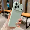 Funda de Teléfono con Forma de Corazón Lateral con Corazones de Burbujas y Ventana Grande, se Transforma Instantáneamente en una Funda de Teléfono iPhone 18 Pro de Color Sólido