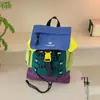 Mochila infantil de alto valor en color contrastante, ligera, que reduce la carga, mochila escolar para preescolar, para niños y niñas, para salir y jugar, mochila pequeña