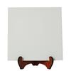 Prato Quadrado de Porcelana Branca para Pintura Cerâmica, Esmalte Colorido, Criação DIY Feita à Mão, Prato de Porcelana