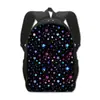 Mochila Ligera de Gran Capacidad Estampada Serie Cielo Estrellado Transfronteriza para Estudiantes de Primaria y Secundaria, Adecuada para Ir a la Escuela, Puede Enviarse Rápido Jit