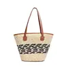 Bolso de Hombro Tejido de Paja para Mujer 2026 Nuevo Verano Gran Capacidad Bolso Tote de Hombro Bolso Tejido para Vacaciones en la Costa Playa