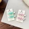 Lindo Pasador de Pelo con Lazo de Fresa de Colores de Dongdaemun, Pinza sin Costuras, Dulce Pinza Acrílica para Flequillo, Accesorio de Pelo Lateral para Mujeres